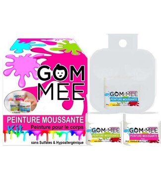 Gom-mee Box  body painting | Blue/green/pink