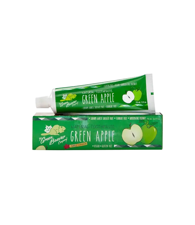 Natural toothpaste - Green Apple 75 ml by Green Beaver