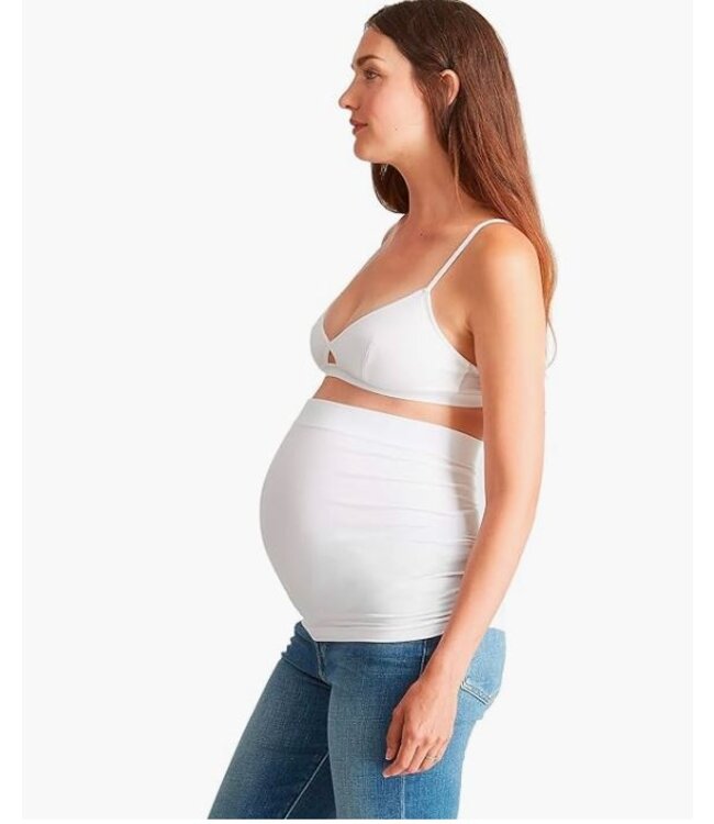 Pregnancy Belly Band | White
