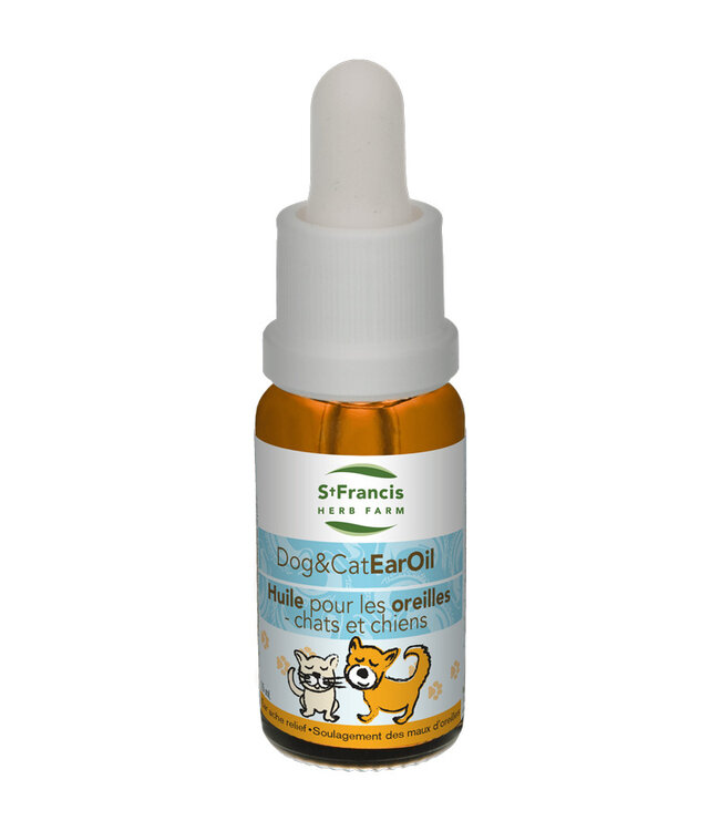 Ear oil for cats and dogs - 15 ml St-Francis Herb Farm
