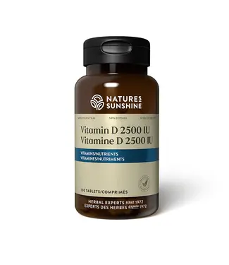 Nature's Sunshine Vitamin D3 - 2500 IU - 100 caps by Nature's Sunshine