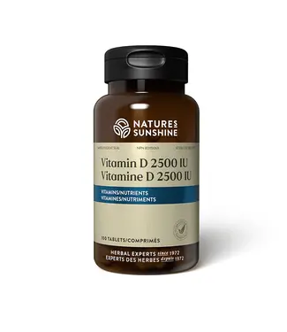 Nature's Sunshine Vitamine D3 - 2500 IU - 100 caps par Nature's Sunshine