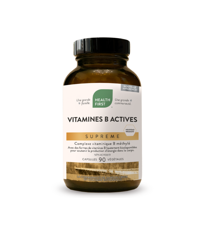Active B Vitamins - 90 capsules. - Health first