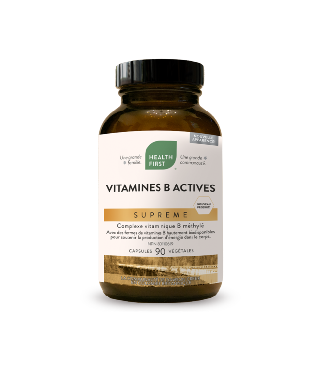 Vitamines B Actives - 90 caps. - Health First