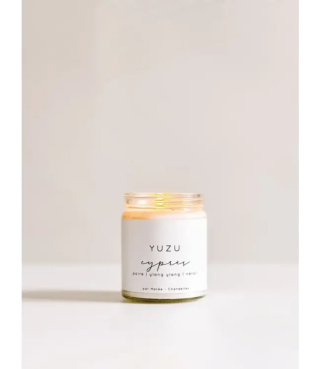 Soy candle - Yuzu Cypress - by Marée