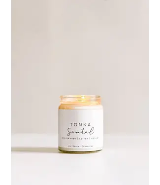Marée Chandelles Soy candle - Tonka Sandalwood - by Marée
