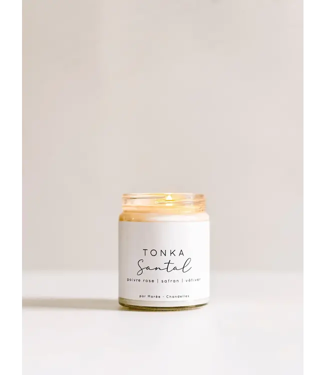 Soy candle - Tonka Sandalwood - by Marée