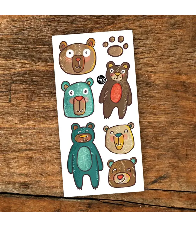 Tatouages - Les oursons souriants - Pico tatouage