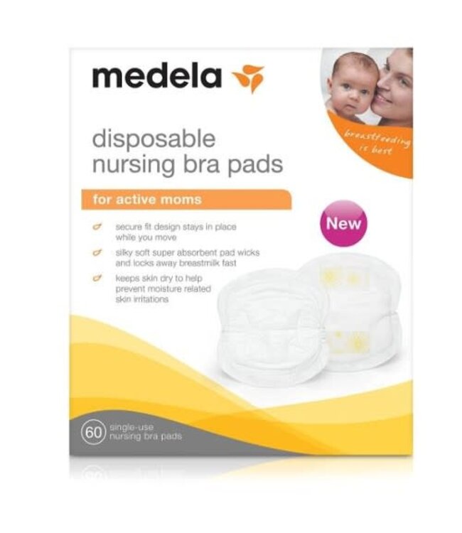 Safe & Dry Ultra Thin Disposable Nursing Pads - Pkg of 60 - Medela
