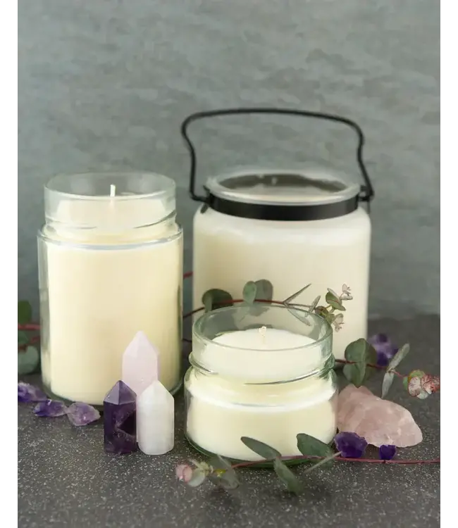 Candle with essential oils - Balsam fir and eucalyptus - by L'Attrape Luciole - 314 ml