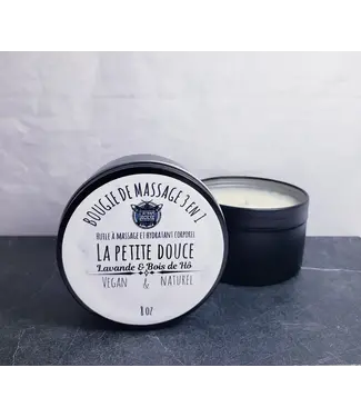 L'attrape Luciole La petite douce -Hot oil massage candle - L'Attrappe Luciole - 8 oz