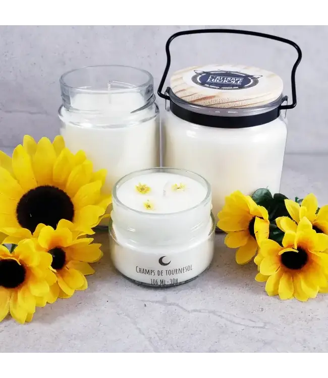 Candle - Sunflower fields - by L'Attrape Luciole - 500 ml
