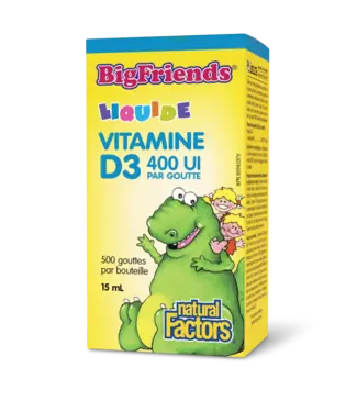 Natural Factors Vitamine D3 liquide 400 UI - 15 ml