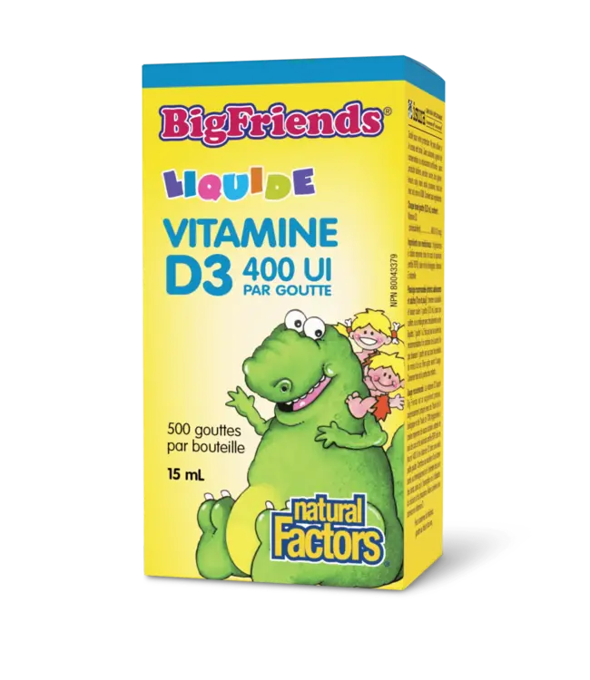 Vitamine D3 liquide 400 UI - 15 ml
