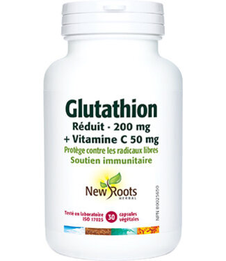 New Roots Glutathion concentré 200mg - 30 caps par New Roots