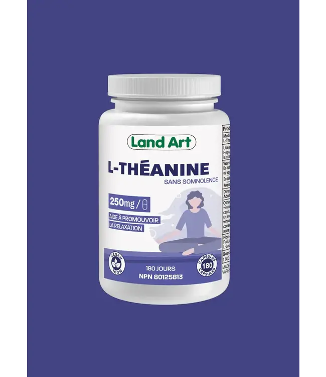 L-Théanine - 180 capsules par Land Art