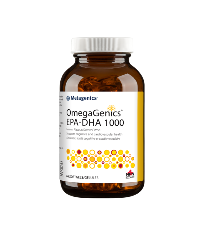 OmegaGenics EPA-DHA 1000 - 60 gel par Metagenics
