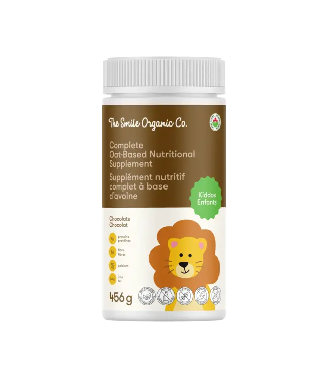 Kiddo Latte - 2-8 years - complete oatmeal for kids- Chocolate 456 g by The Smile Organic Co