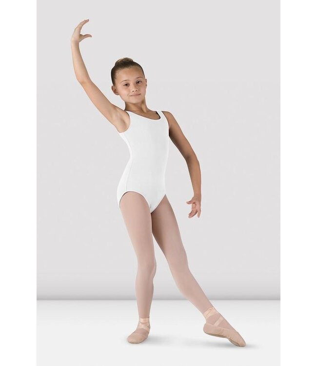 Children's Tank Leotard White