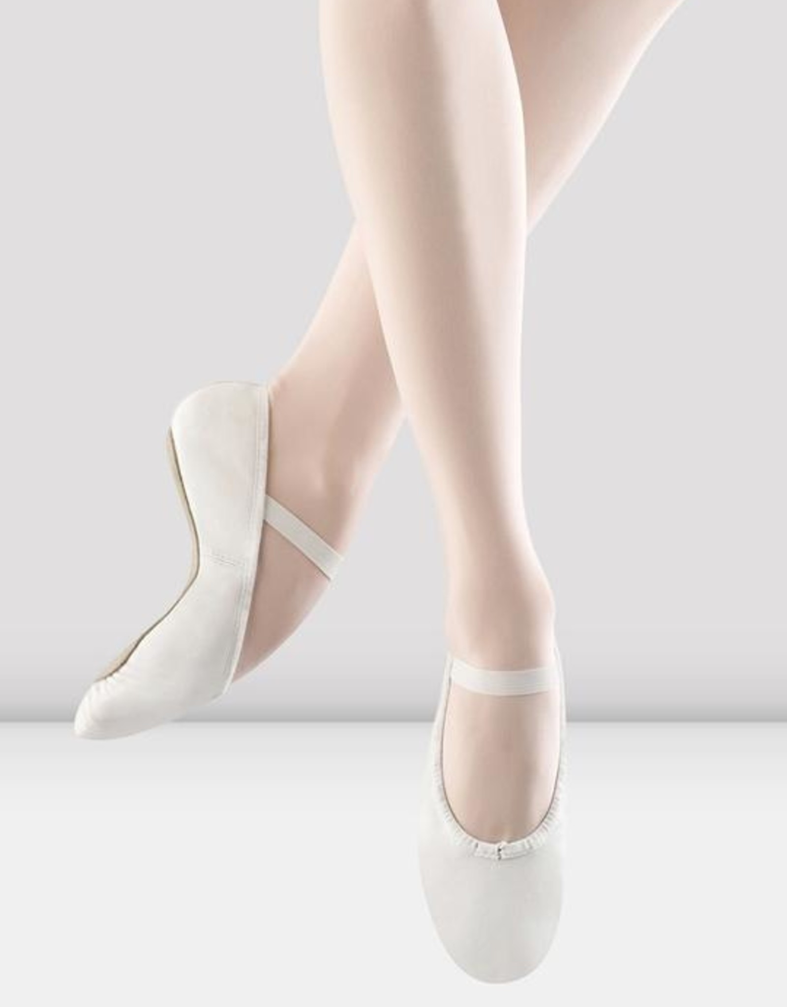 Bloch Ladies' Dansoft Ballet Shoes (Black & White)