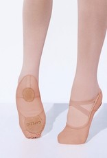 Capezio Children's2037C Hanami Canvas Ballet Shoes (Skin Tone)