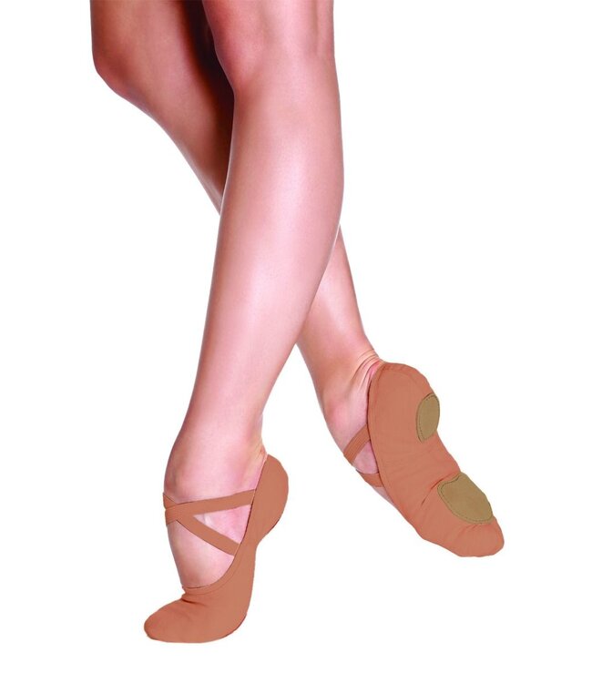 Ladies' Bliss Canvas Ballet Shoes (Skin Tones)