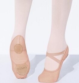 Capezio Ladies' 2037W Hanami Canvas Ballet Shoes Nude