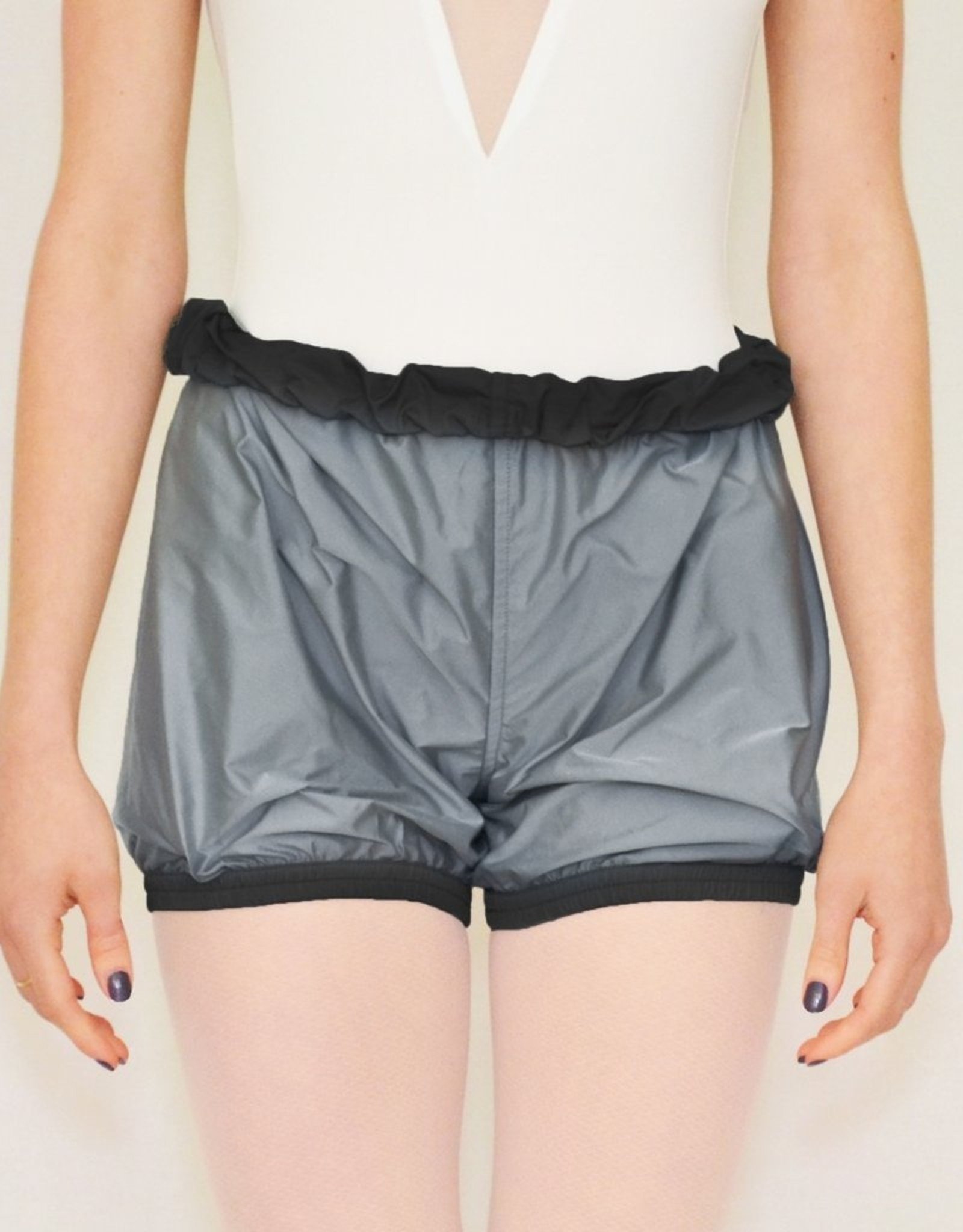 Hudson Parachute Long Shorts in Cream