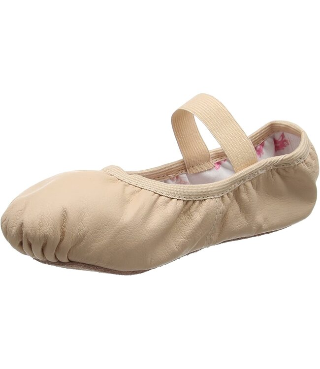 Children's Bella Leather Ballet Shoes (Light Pink)