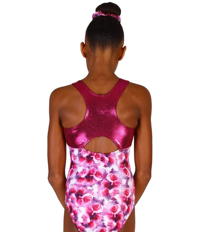Ladies' Rose Bouquet Gymnastics Leotard