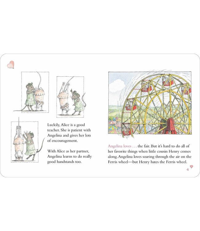 Angelina Ballerina Loves Dancing Board Book