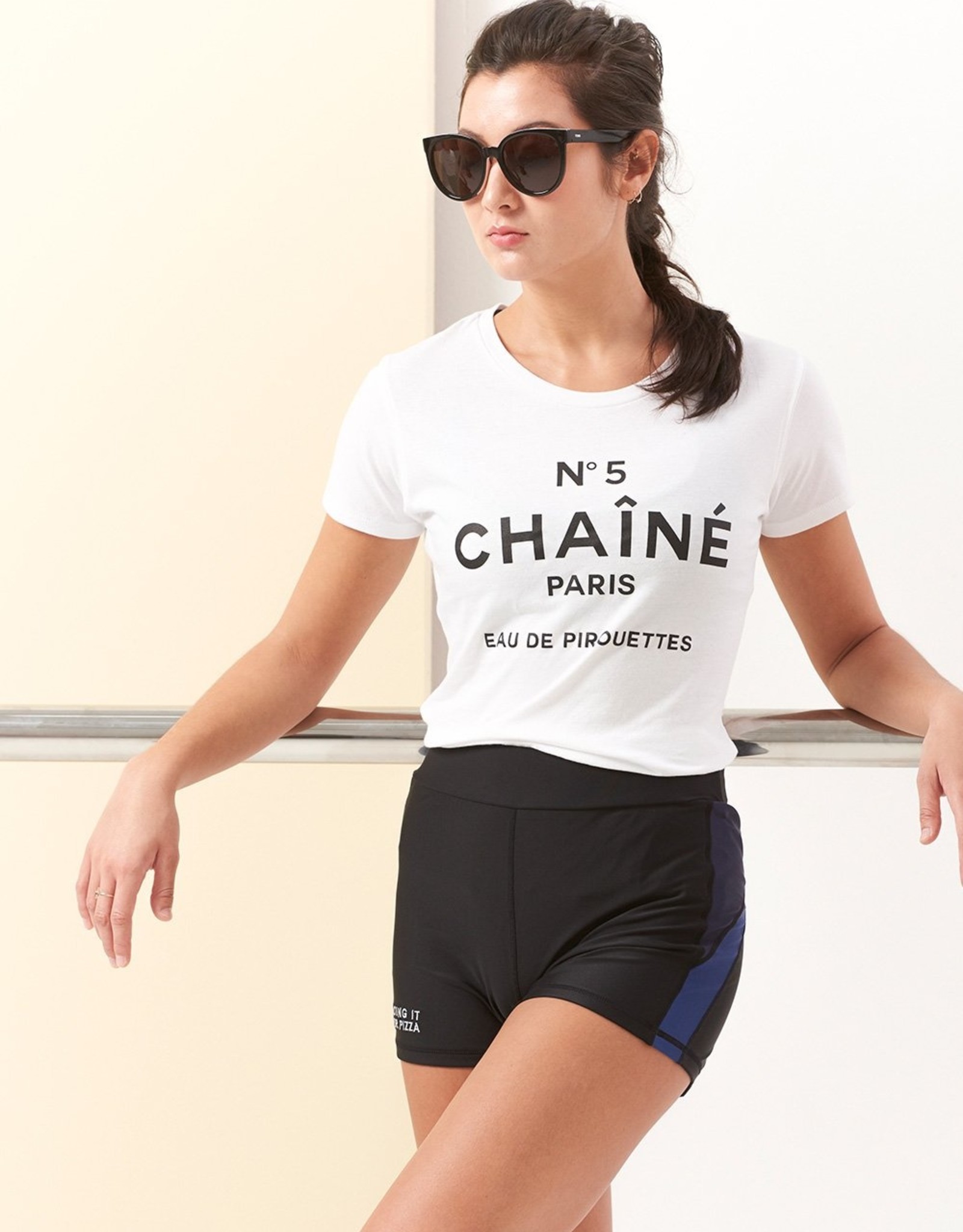 Cloud & Victory Ladies' Chaine Tee White