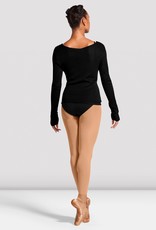 Bloch Ladies' Z0959 V-Neck Long Sleeve Knit Top