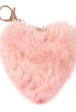 iScream Heart Furry Pom-Pom Clip