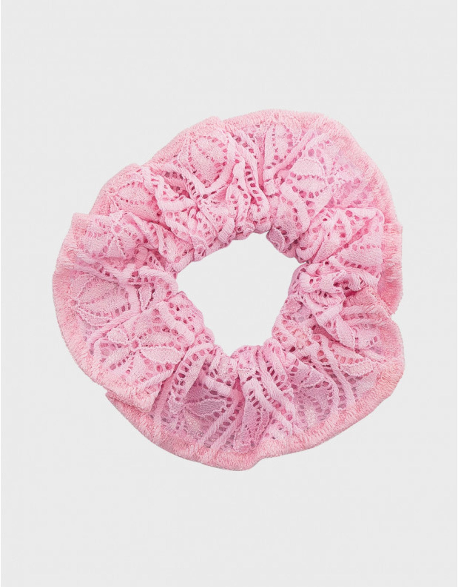 Wear Moi DIV108 Pink Lace Scrunchie