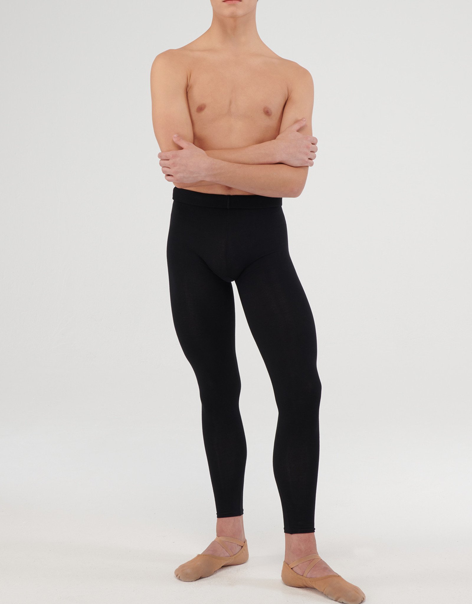 Mens White Footed Performance TightsPro Tutu Studio