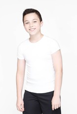 Body Wrappers Boy's B190 Cotton Short Sleeve Fitted Shirt