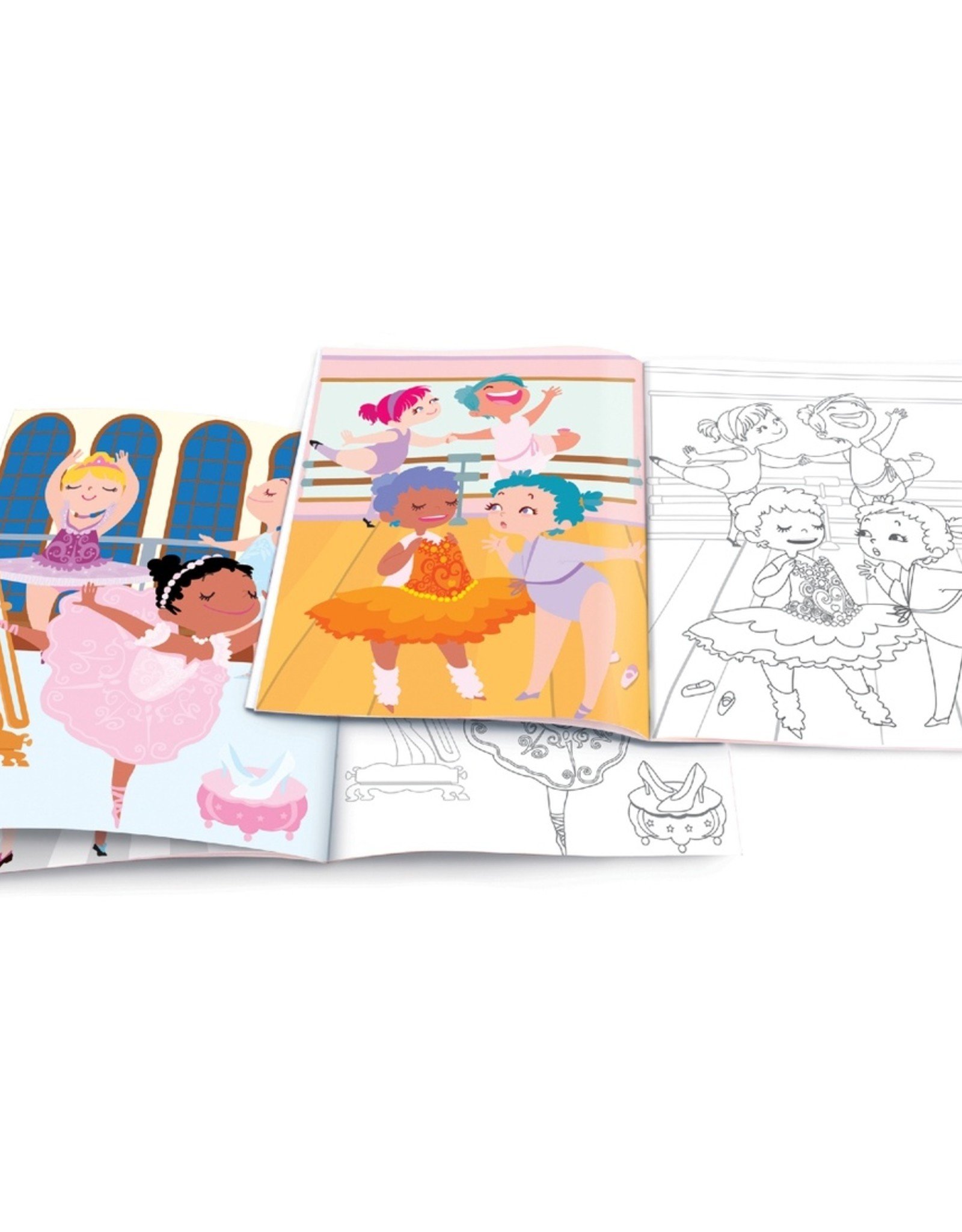 The Piggy Story Pretty Ballerina Dry Erase Coloring Book Beam & Barre