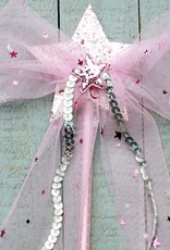 Sparkle Sisters Tulle Bow Star Wand