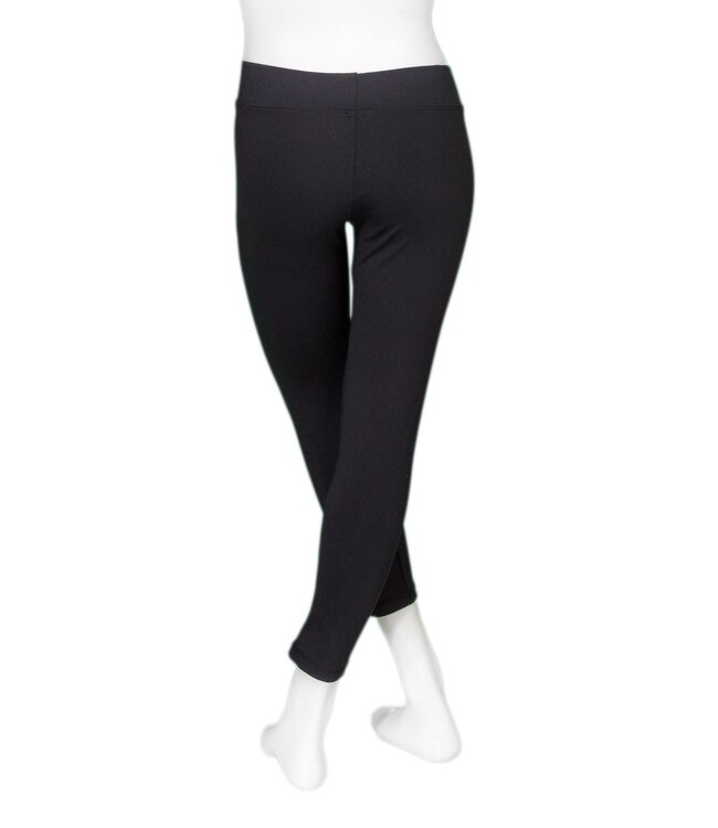 Ladies' Black Zen Cropped Leggings