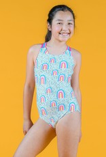 Destira Children's Rainbow Sherbet Gymnastics Leotard