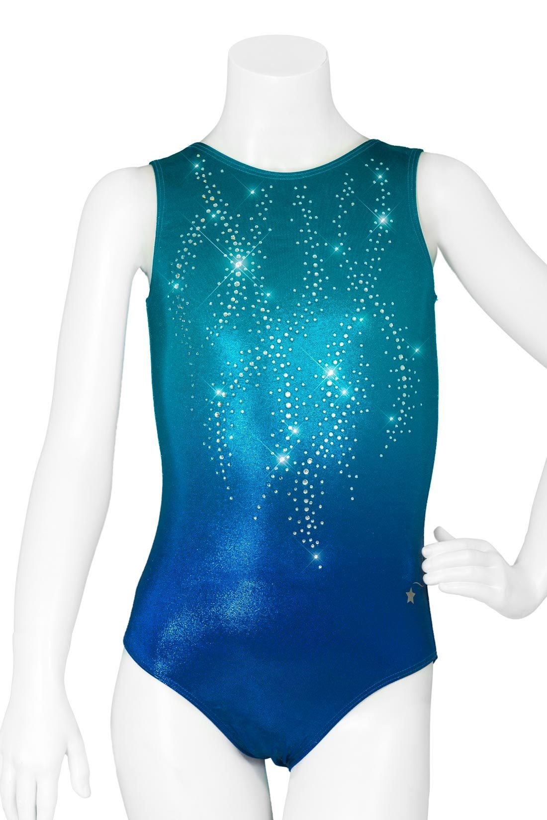 Destira Children's Basic Tank Mystique Gymnastics Leotard - Beam & Barre