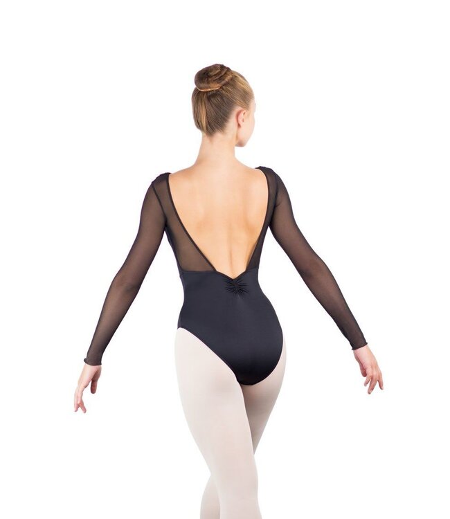 Ladies' Shirley Pleated Shoulder Leotard