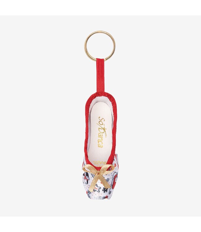 KC15 Christmas Pointe Keychain