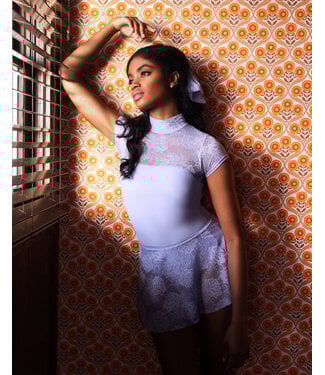 Eleve Ladies' Elizabeth Lavender Lace Leotard