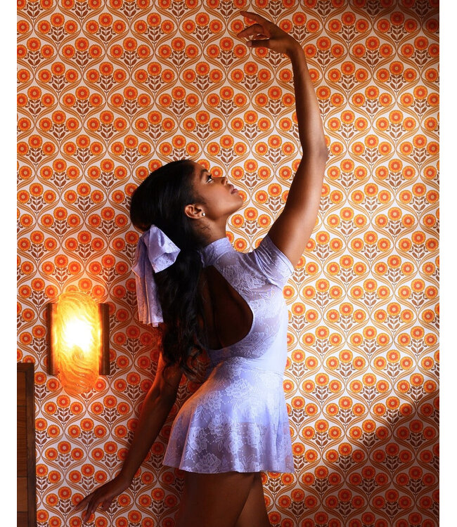 Ladies' Elizabeth Lavender Lace Leotard