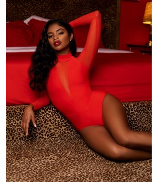 Eleve Ladies' Lynn Poppy Long Sleeve Leotard