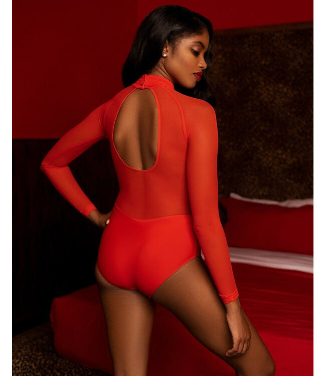 Ladies' Lynn Poppy Long Sleeve Leotard