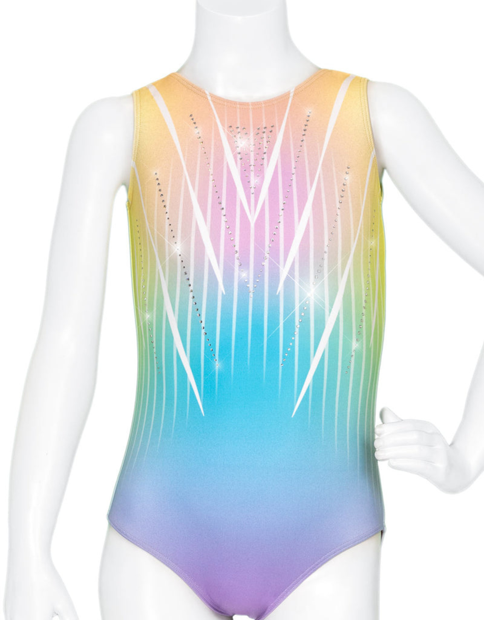 Destira Children's Sunrise Tie Dye Leotard - Beam & Barre