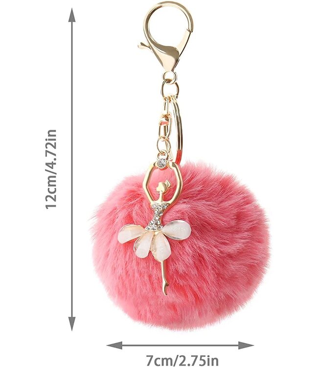 Pom Pom Ballerina Keychain